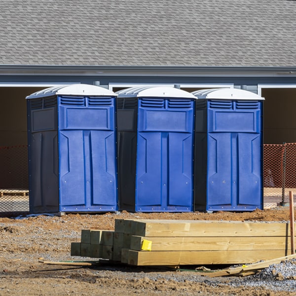 do you offer hand sanitizer dispensers inside the portable restrooms in Deputy